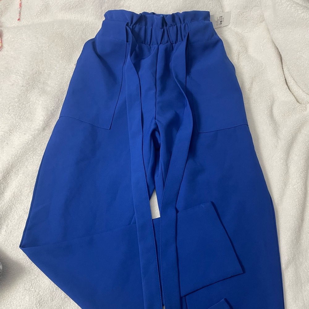 Blue dress pants
